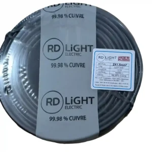 Câble rigide cuivre 2x1.5 mm²