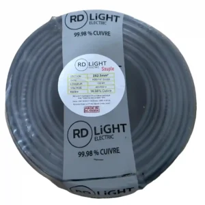 Câble souple cuivre 2x2.5 mm²